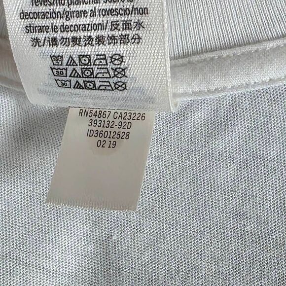 VS PINK Silver Sequin Logo Tank Top White Size L - Picture 7 of 9